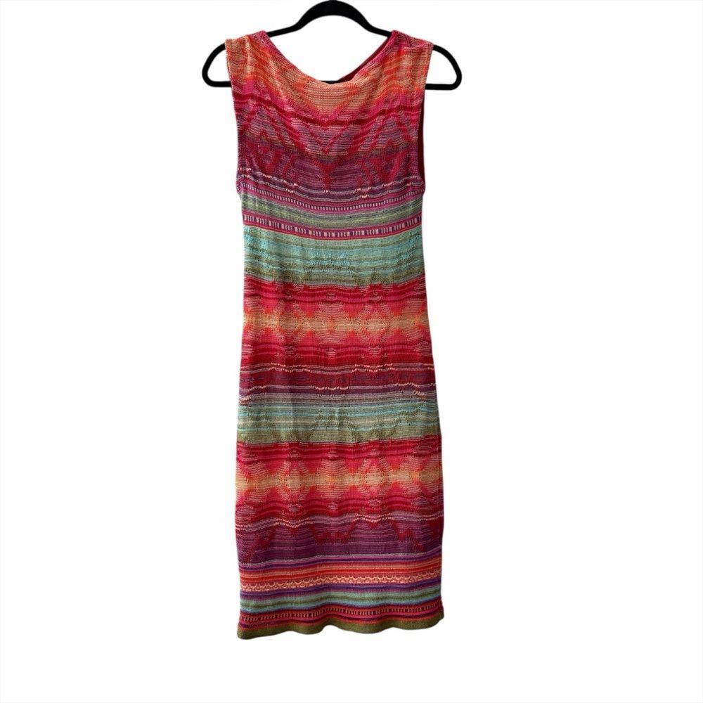 LAUREN Ralph Lauren Sleeveless Sweater Dress Women’s Size Small Retro Striped